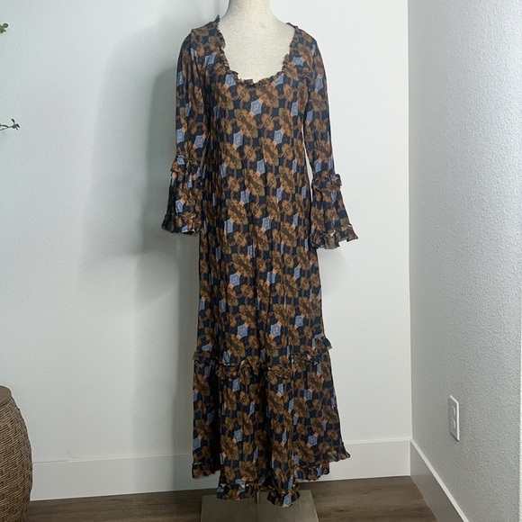 Oneseason Australia Cotton Tiered Maxi Dress